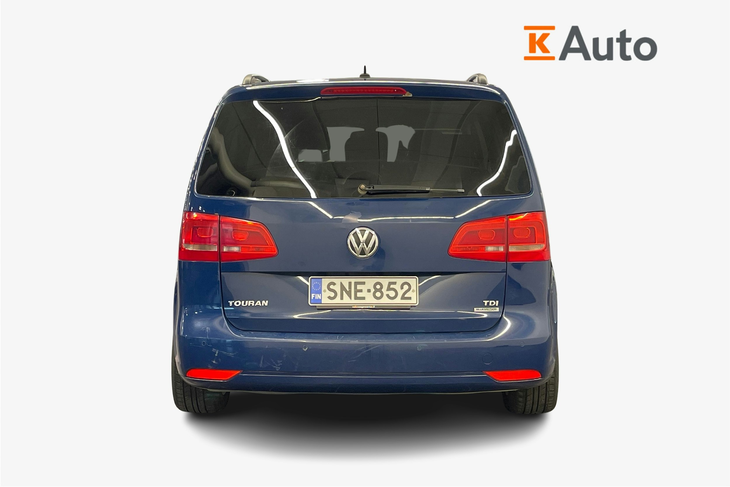 Sininen Volkswagen TOURAN 2012 kuva 3.
