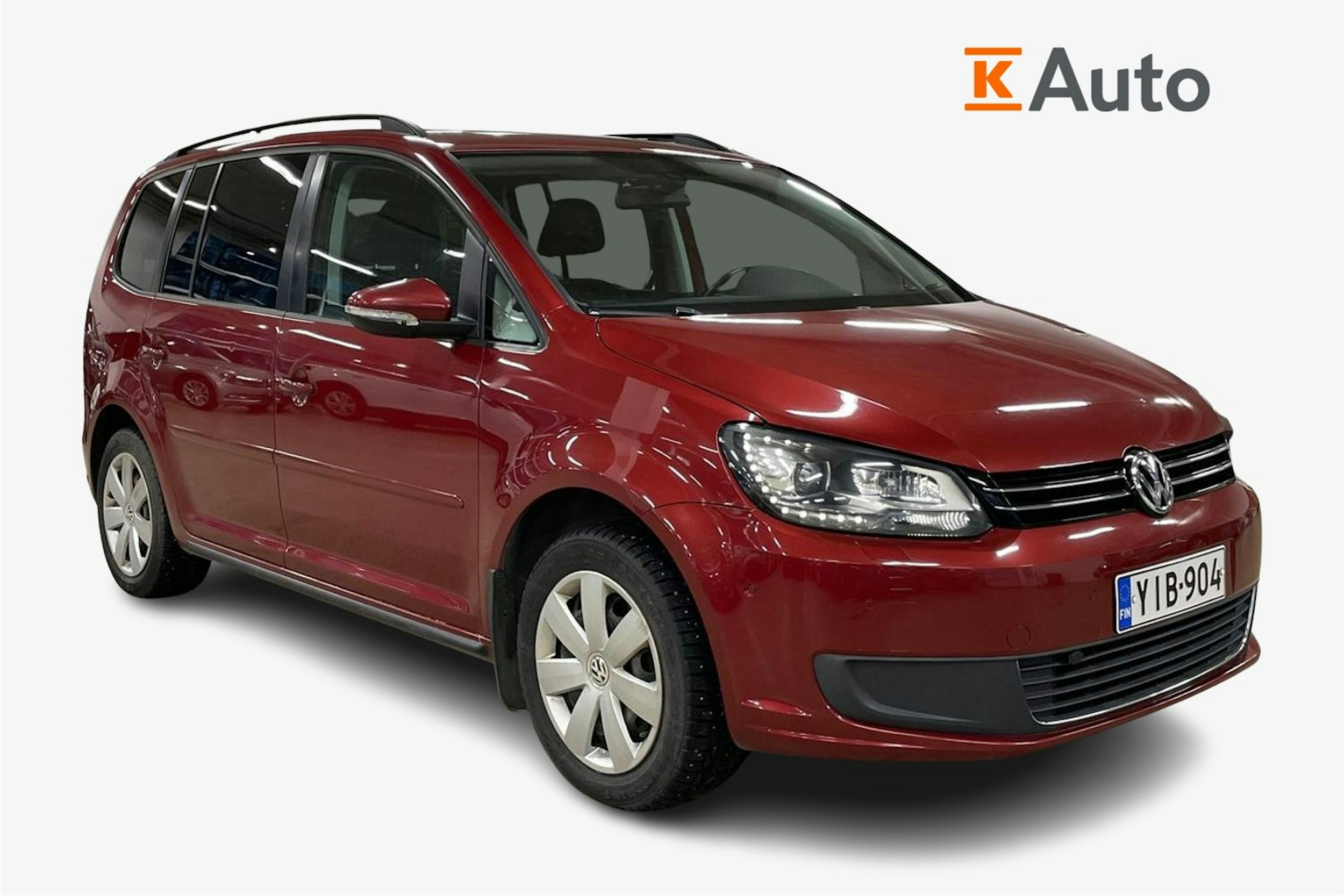 punainen Volkswagen TOURAN 2012 kuva 1.