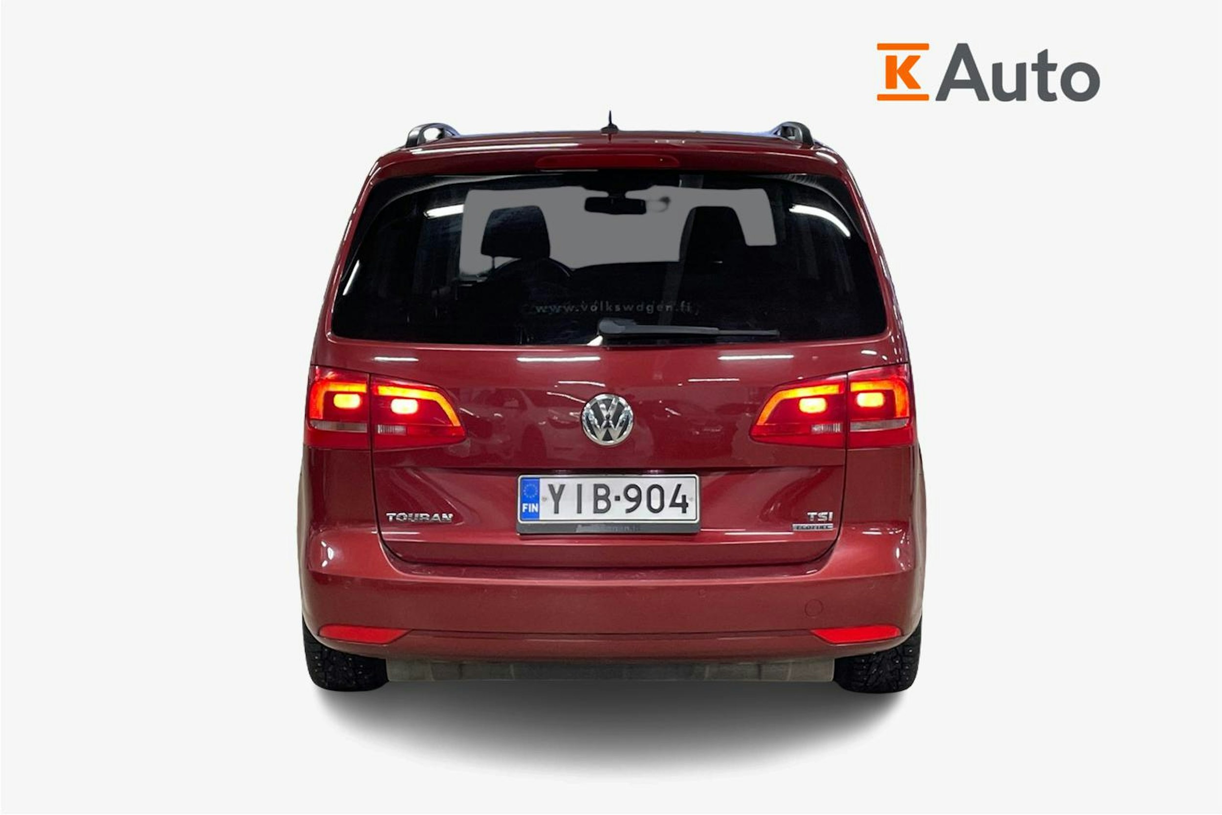 punainen Volkswagen TOURAN 2012 kuva 3.