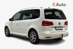 valkoinen Volkswagen Touran 2014 kuva 2.