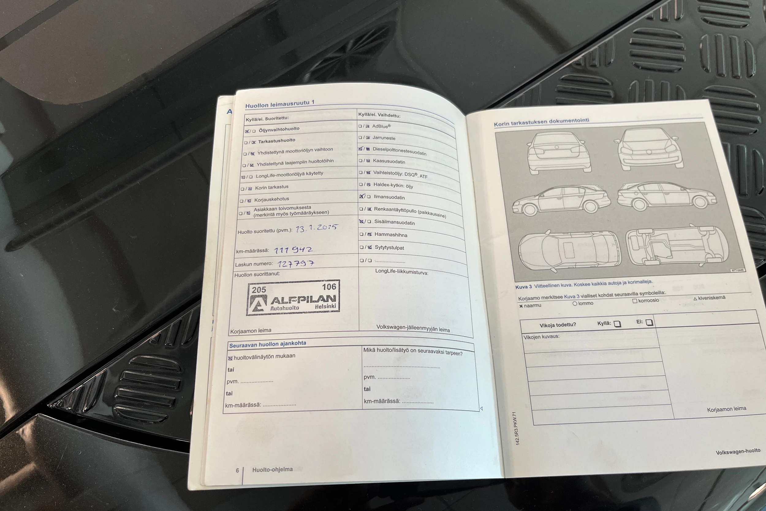 valkoinen Volkswagen Touran 2014 kuva 18.