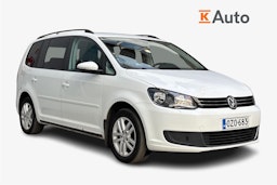 valkoinen Volkswagen Touran 2014 kuva 1.