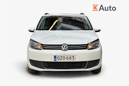 valkoinen Volkswagen Touran 2014 kuva 4.