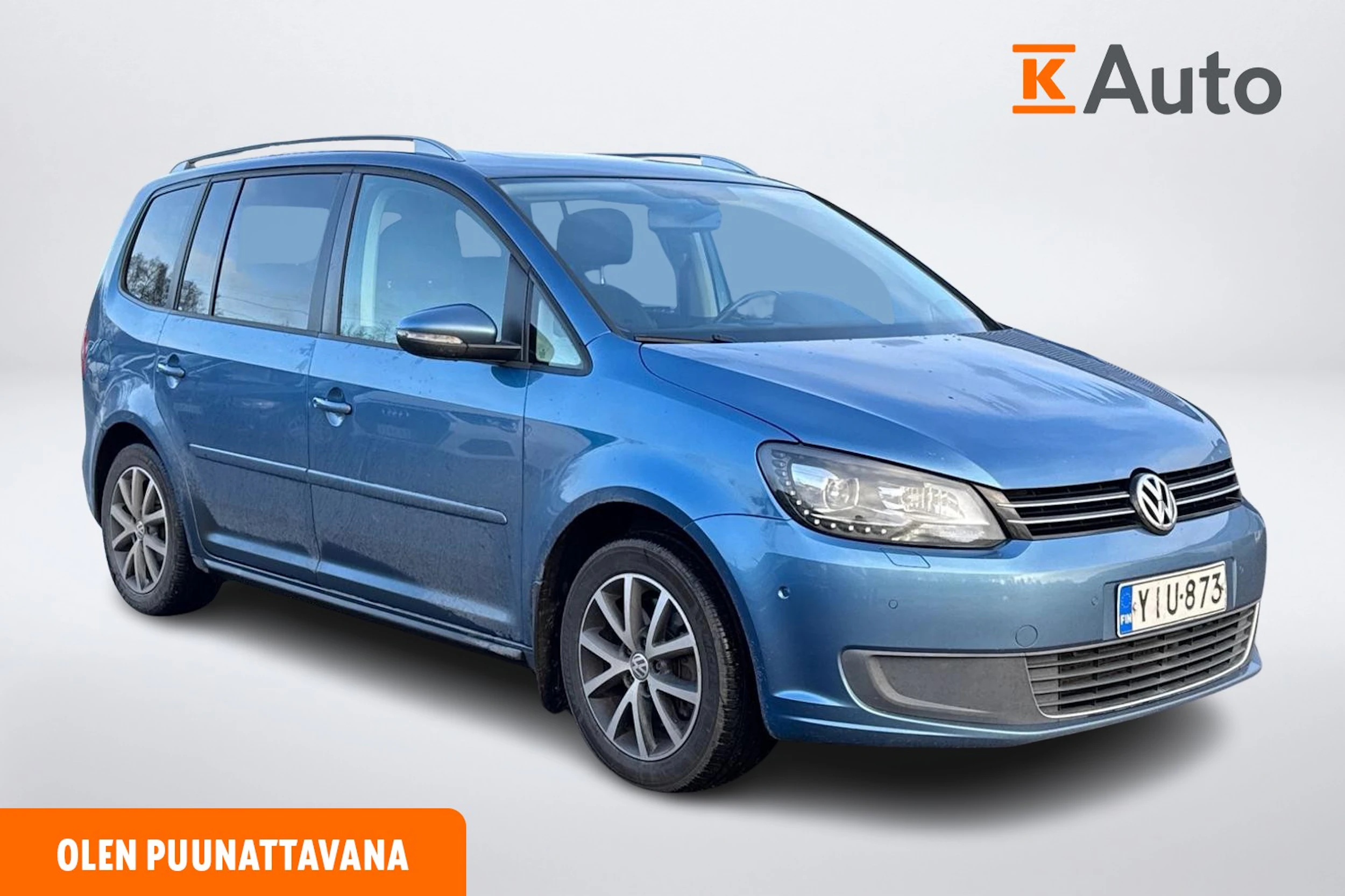 sininen Volkswagen Touran 2014 kuva 1.