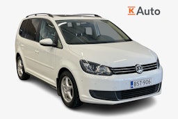 valkoinen Volkswagen Touran 2015 kuva 1.