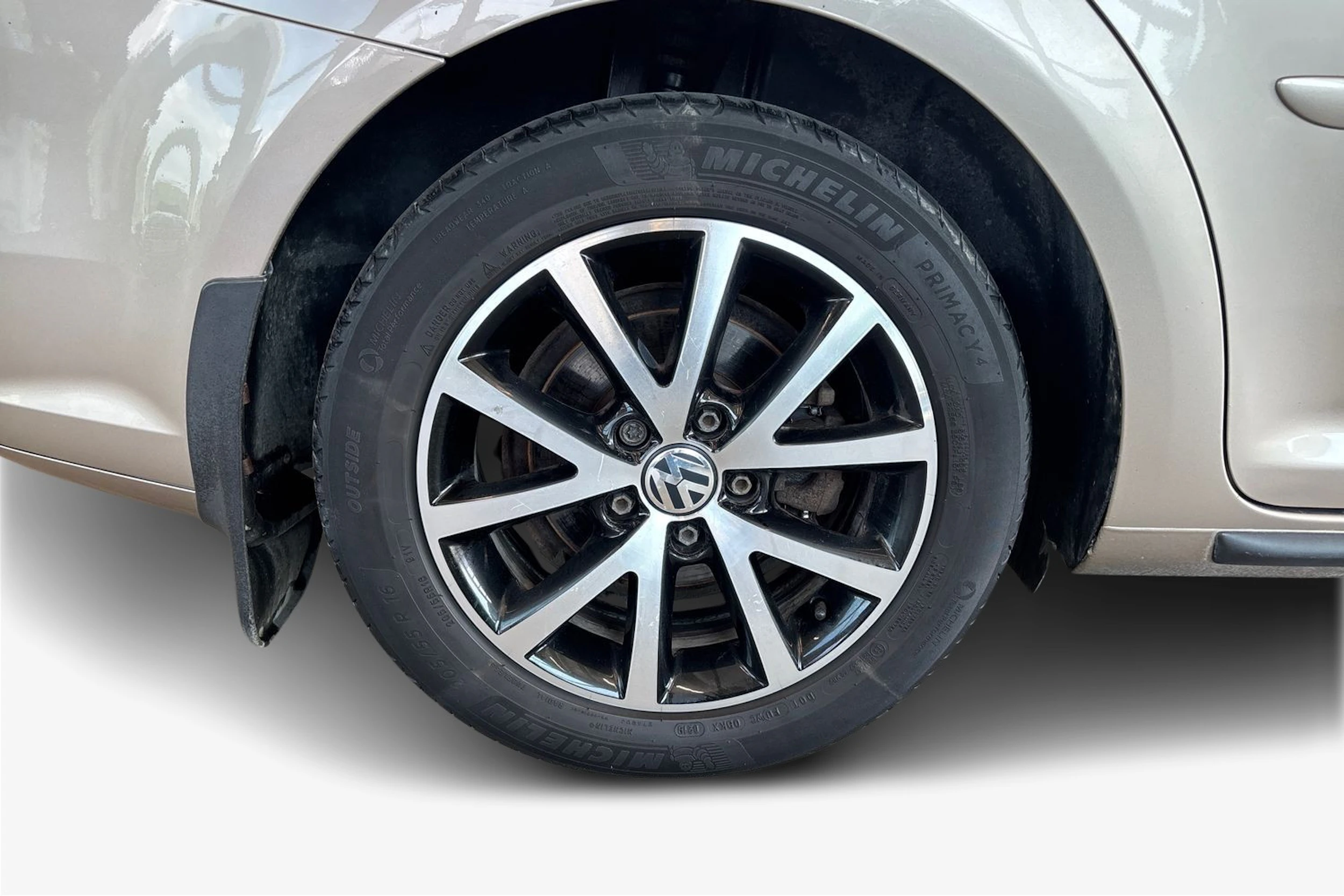 Ruskea (beige) Volkswagen TOURAN 2015 kuva 9.