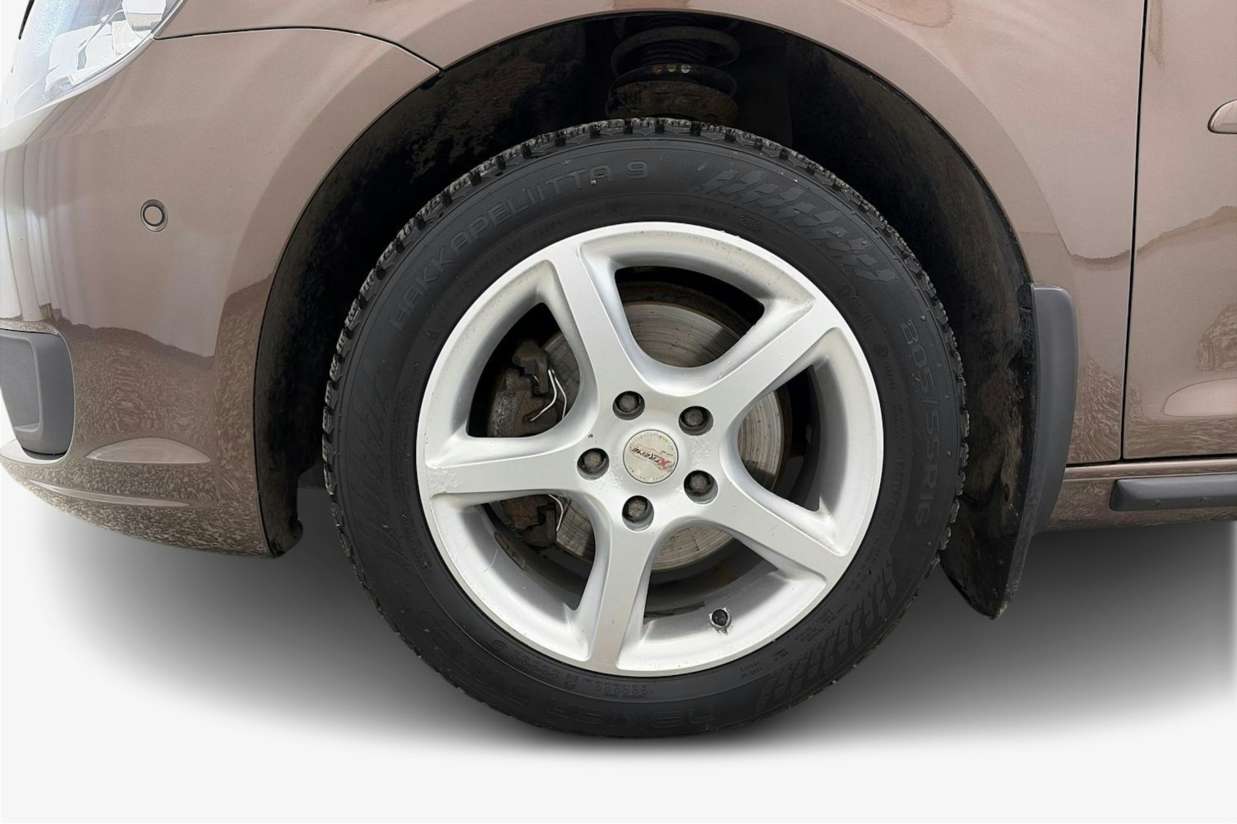 ruskea (beige) Volkswagen Touran 2015 kuva 9.