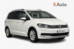 valkoinen Volkswagen Touran 2016 kuva 1.