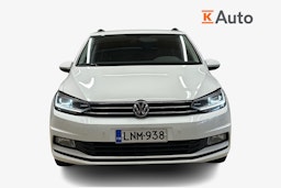 valkoinen Volkswagen Touran 2016 kuva 4.