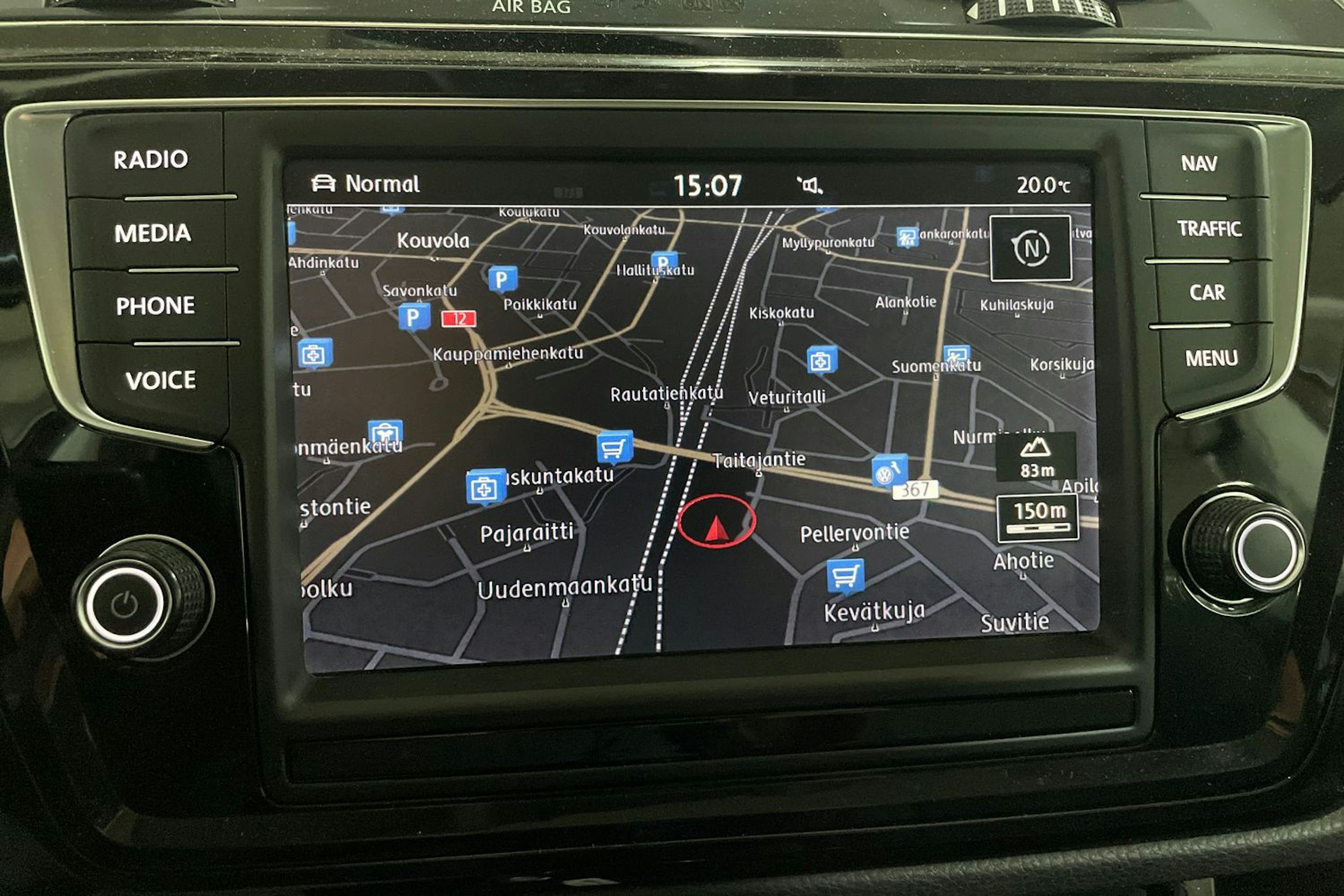 ruskea Volkswagen TOURAN 2016 kuva 18.