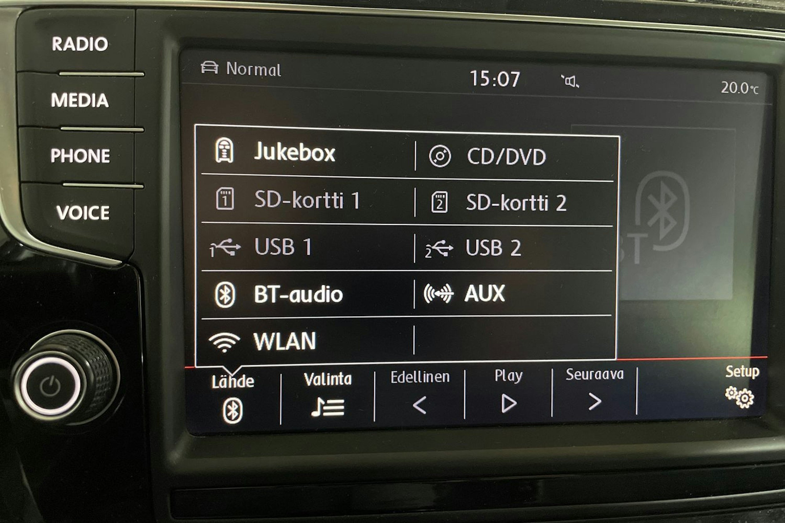 ruskea Volkswagen TOURAN 2016 kuva 20.