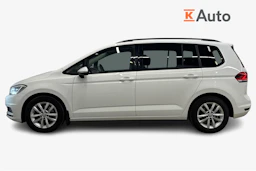 valkoinen Volkswagen Touran 2016 kuva 7.