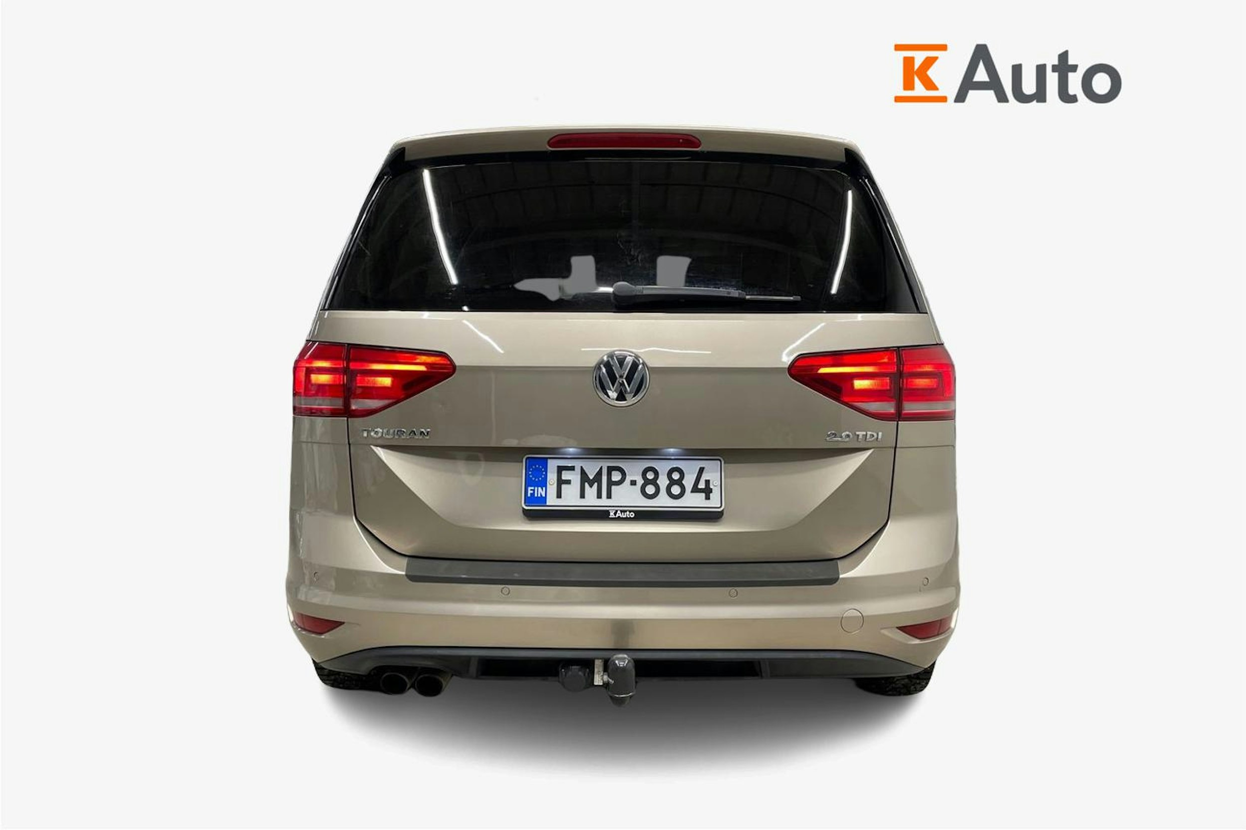ruskea (beige) Volkswagen Touran 2017 kuva 3.