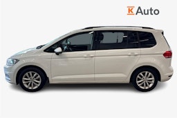 Valkoinen Volkswagen TOURAN 2017 kuva 6.