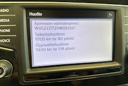 Valkoinen Volkswagen TOURAN 2017 kuva 21.