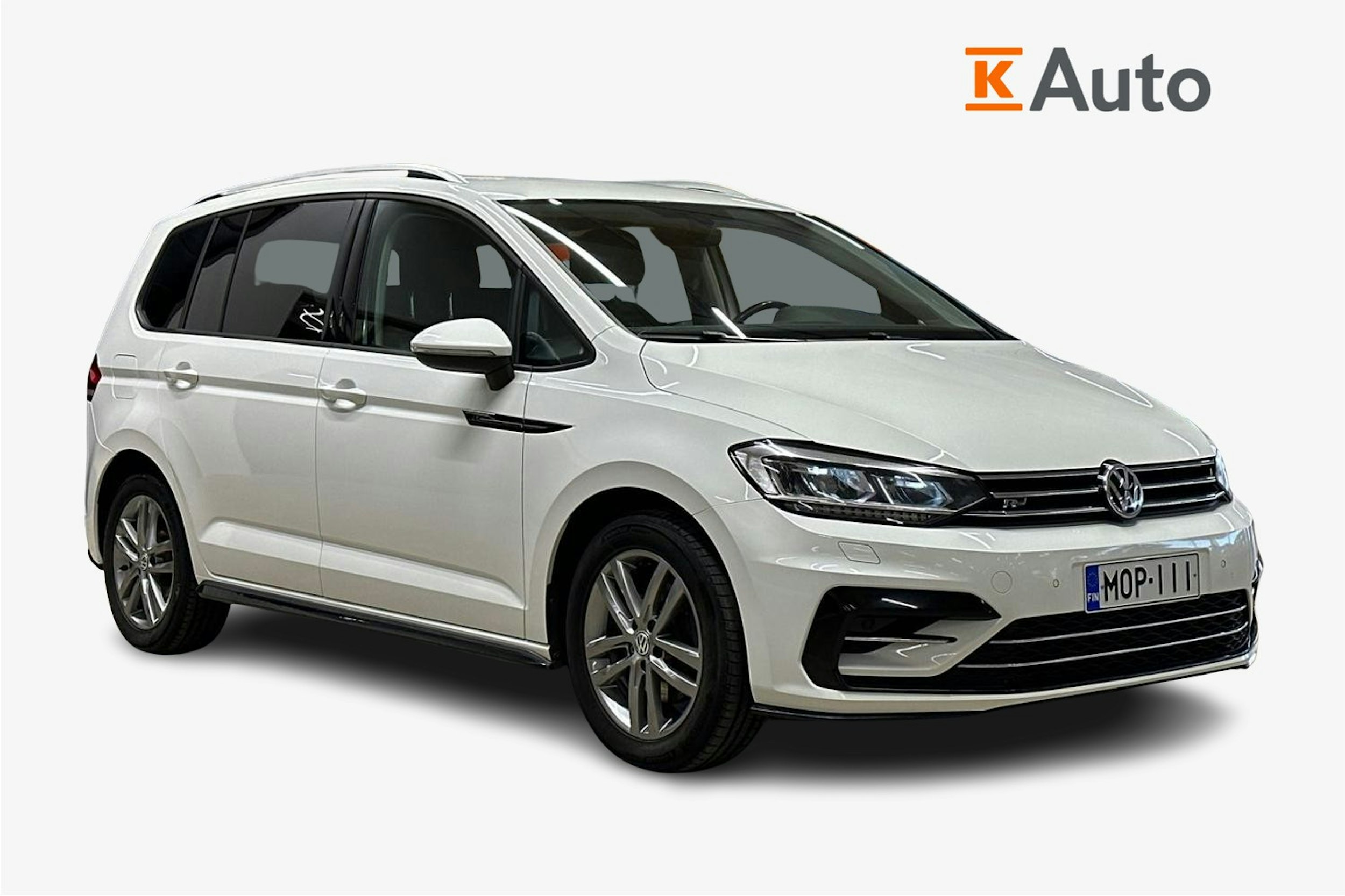 valkoinen Volkswagen Touran 2017 kuva 1.