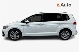 valkoinen Volkswagen Touran 2017 kuva 6.