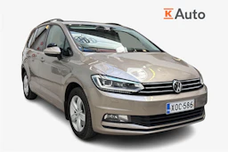 ruskea (beige) Volkswagen Touran 2017 kuva 1.