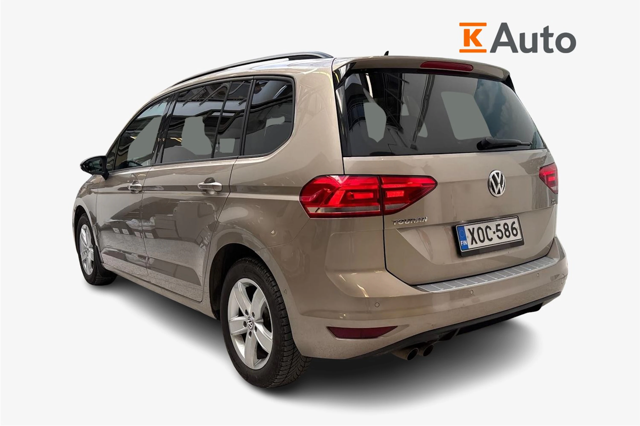 ruskea (beige) Volkswagen Touran 2017 kuva 3.