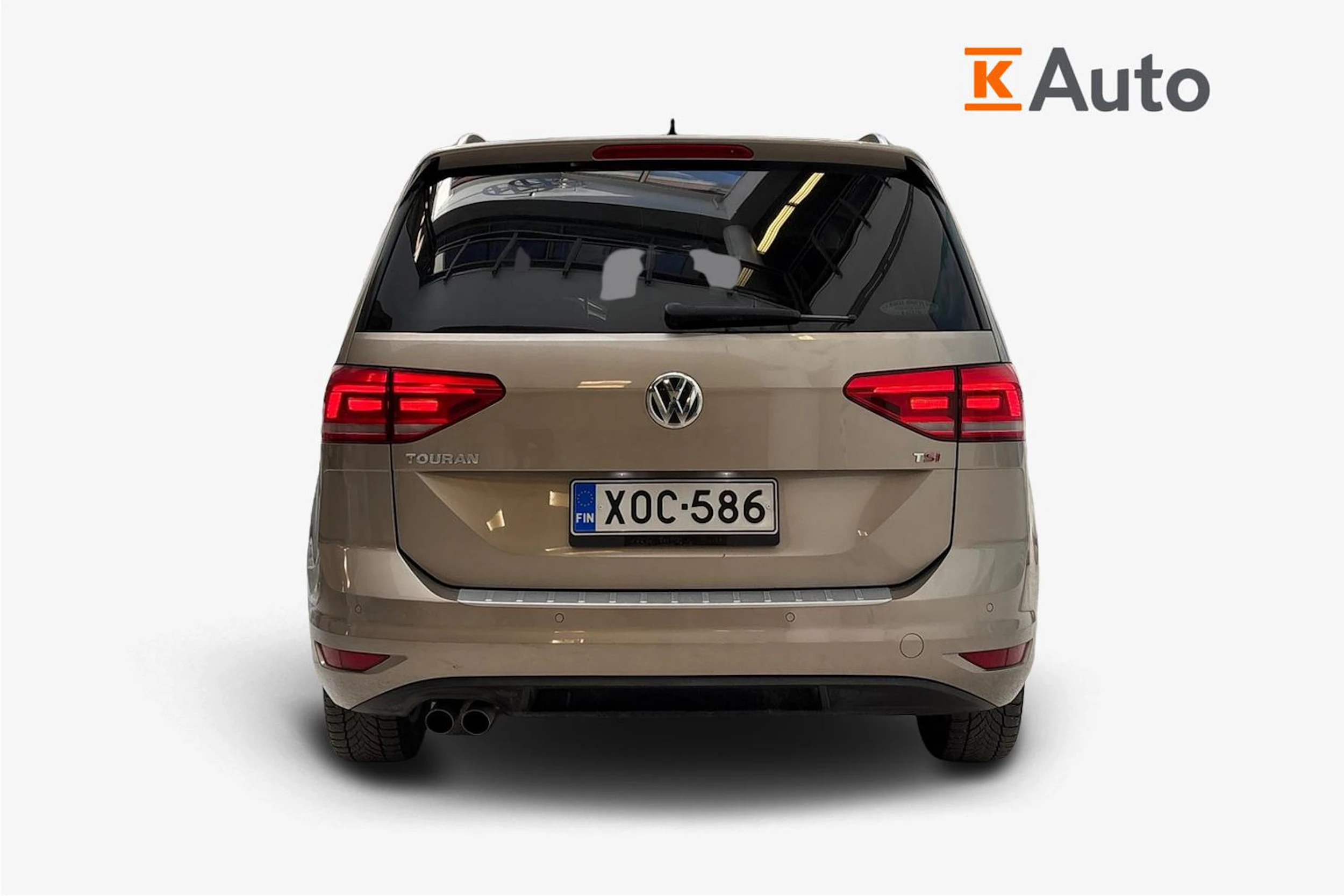 ruskea (beige) Volkswagen Touran 2017 kuva 4.