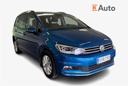 sininen Volkswagen Touran 2018 kuva 1.