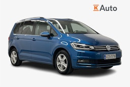 Sininen Volkswagen TOURAN 2018 kuva 1.