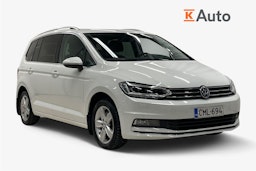 Valkoinen Volkswagen TOURAN 2019 kuva 1.