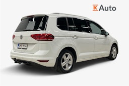 Valkoinen Volkswagen TOURAN 2019 kuva 2.
