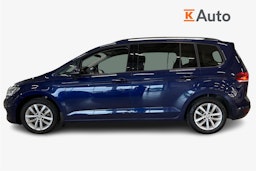 sininen Volkswagen Touran 2019 kuva 6.