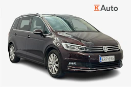 punainen Volkswagen Touran 2019 kuva 1.