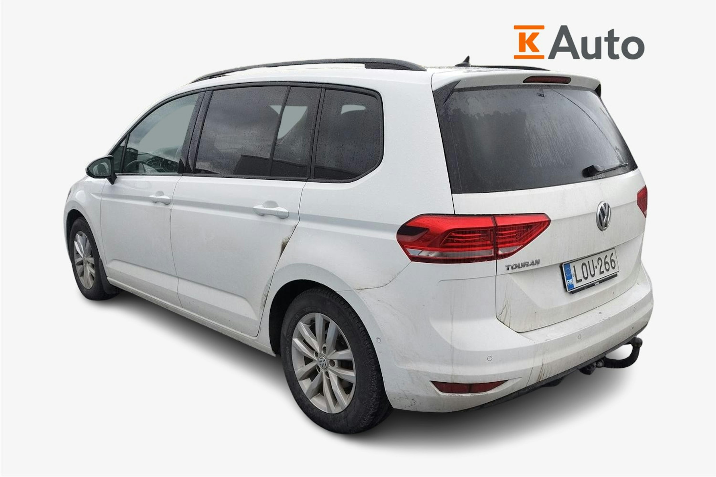 valkoinen Volkswagen Touran 2019 kuva 2.
