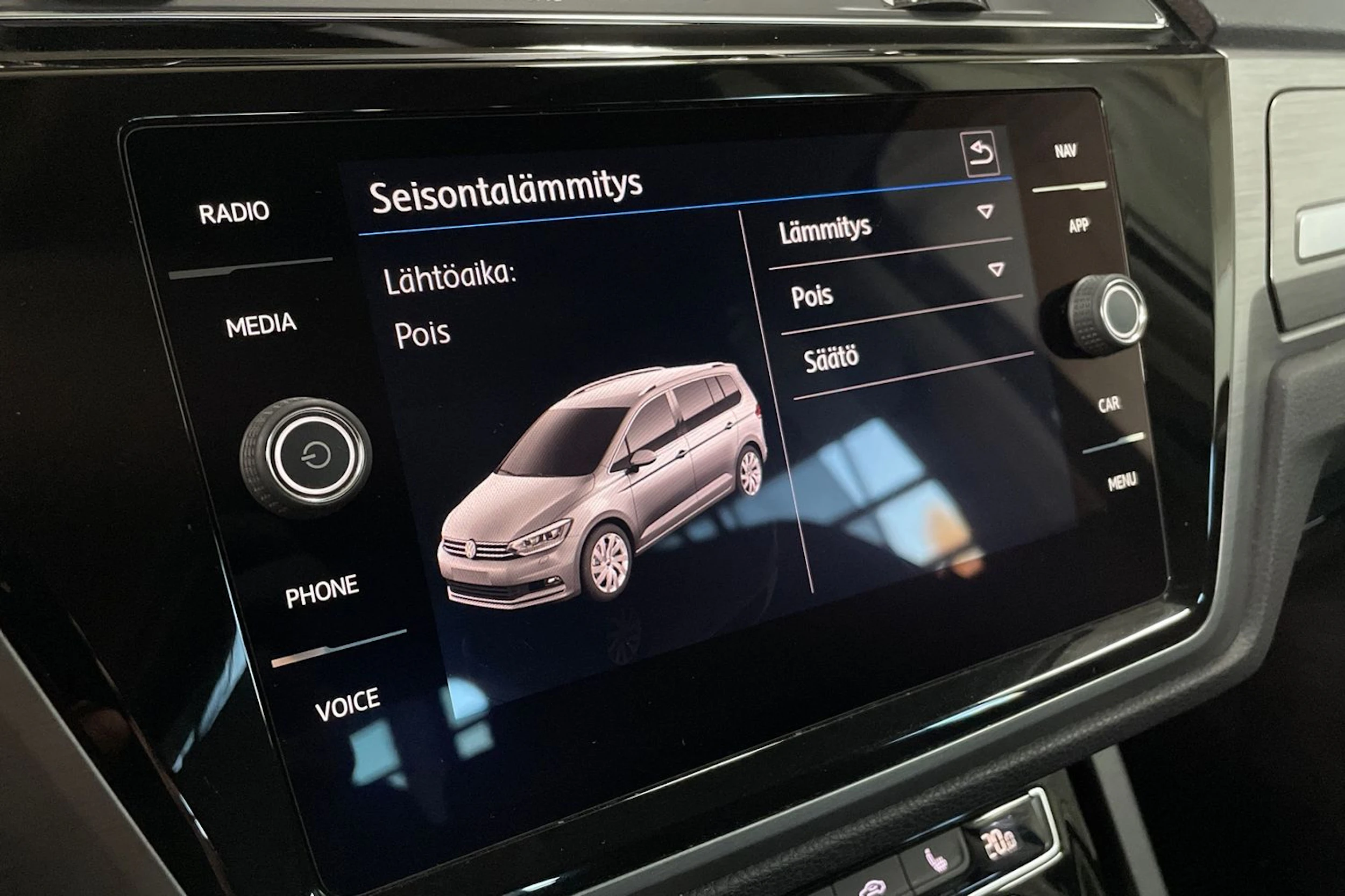 Harmaa Volkswagen TOURAN 2019 kuva 25.