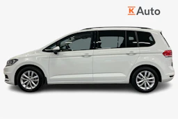 Valkoinen Volkswagen TOURAN 2019 kuva 5.