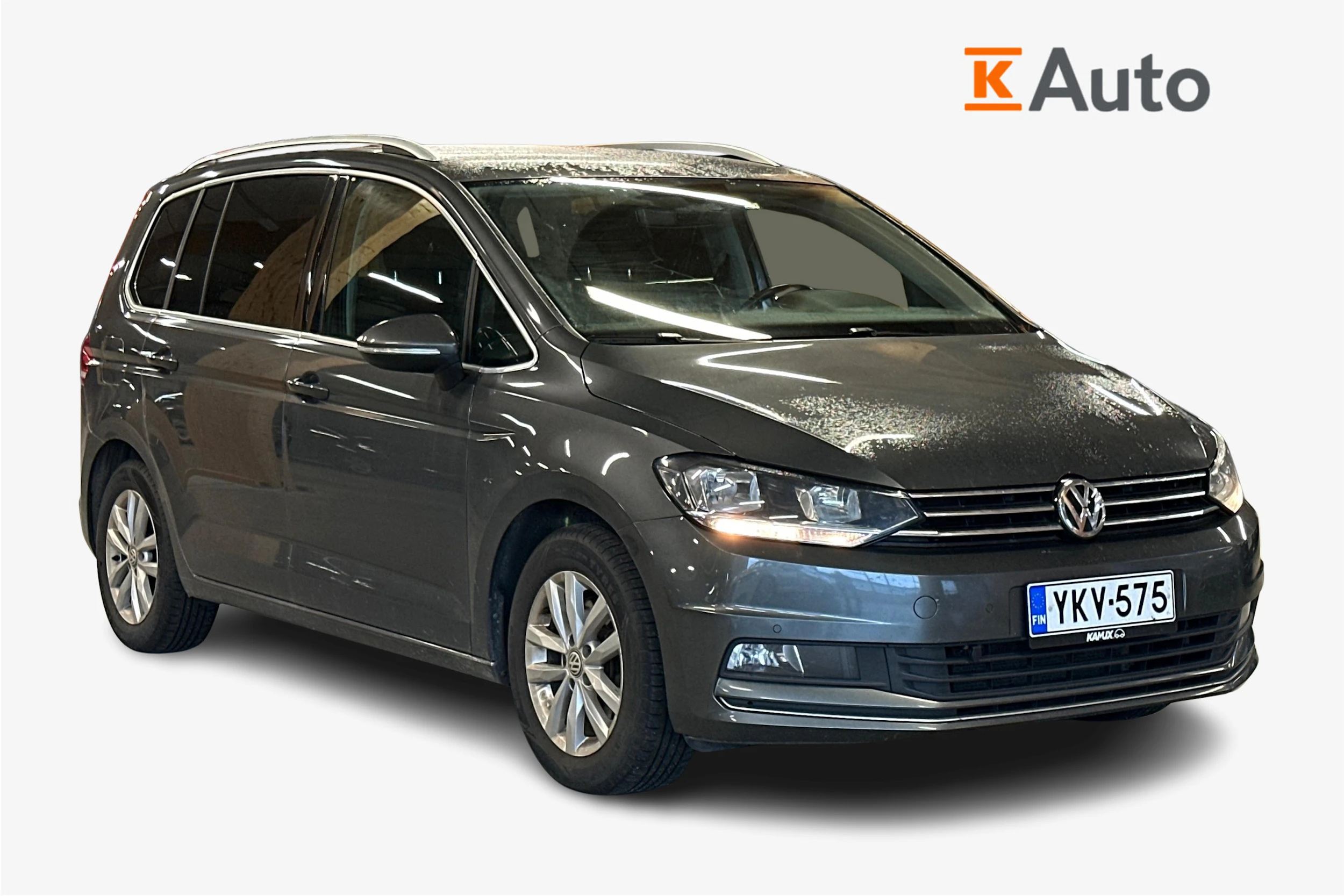 met. harmaa Volkswagen Touran 2019 kuva 1.