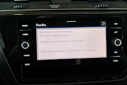 Valkoinen Volkswagen TOURAN 2022 kuva 19.