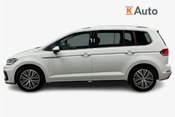 valkoinen Volkswagen Touran 2022 kuva 6.