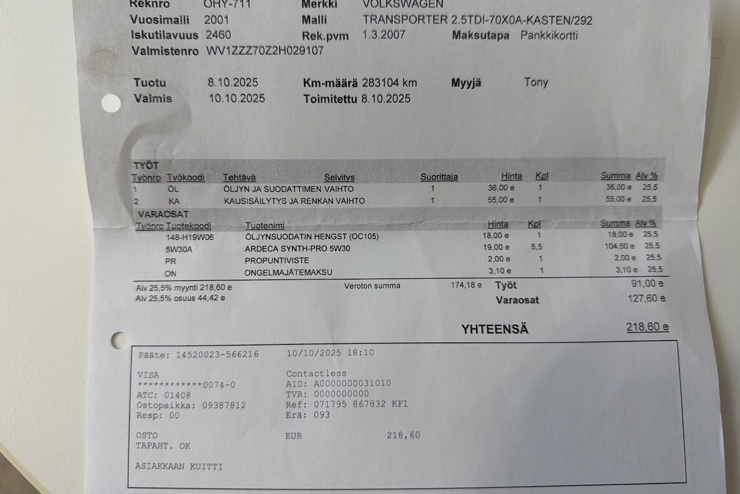 valkoinen Volkswagen Transporter 2001 kuva 28.
