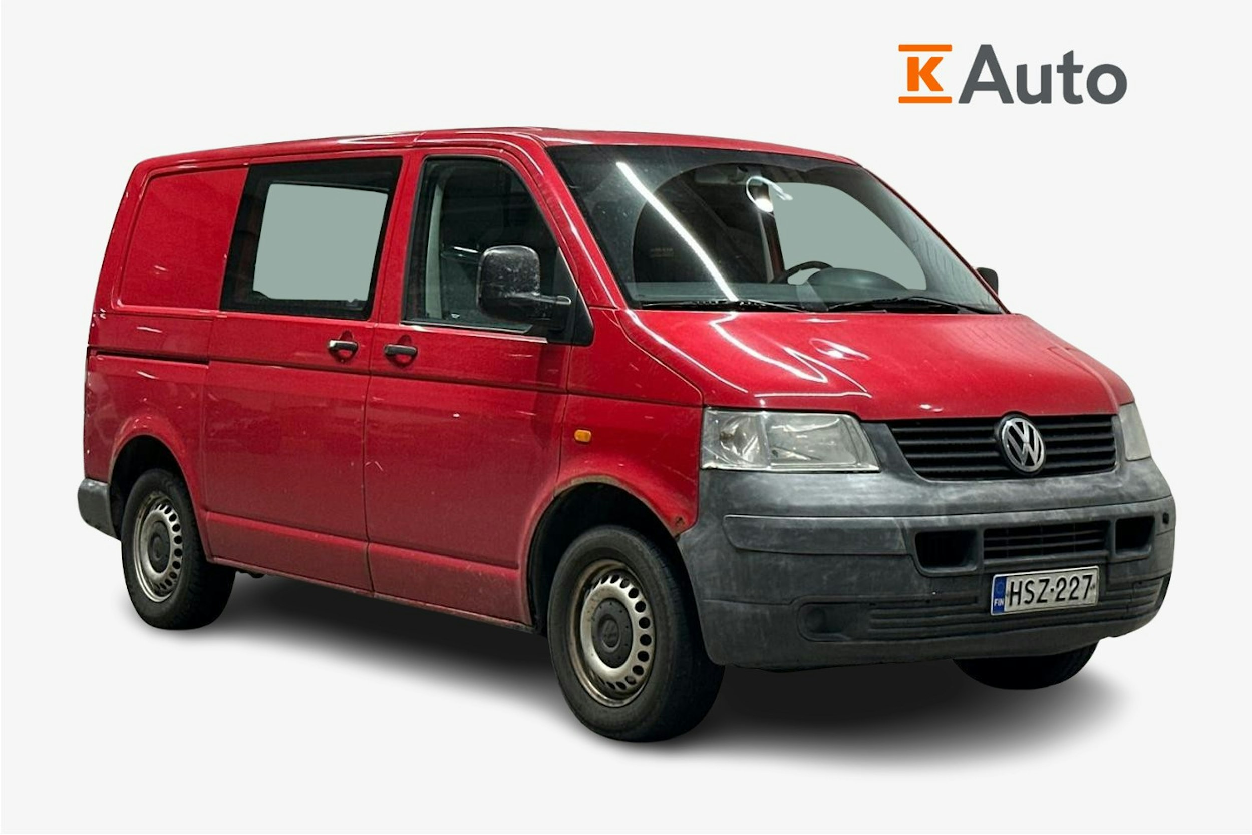 Punainen Volkswagen TRANSPORTER 2004 kuva 1.