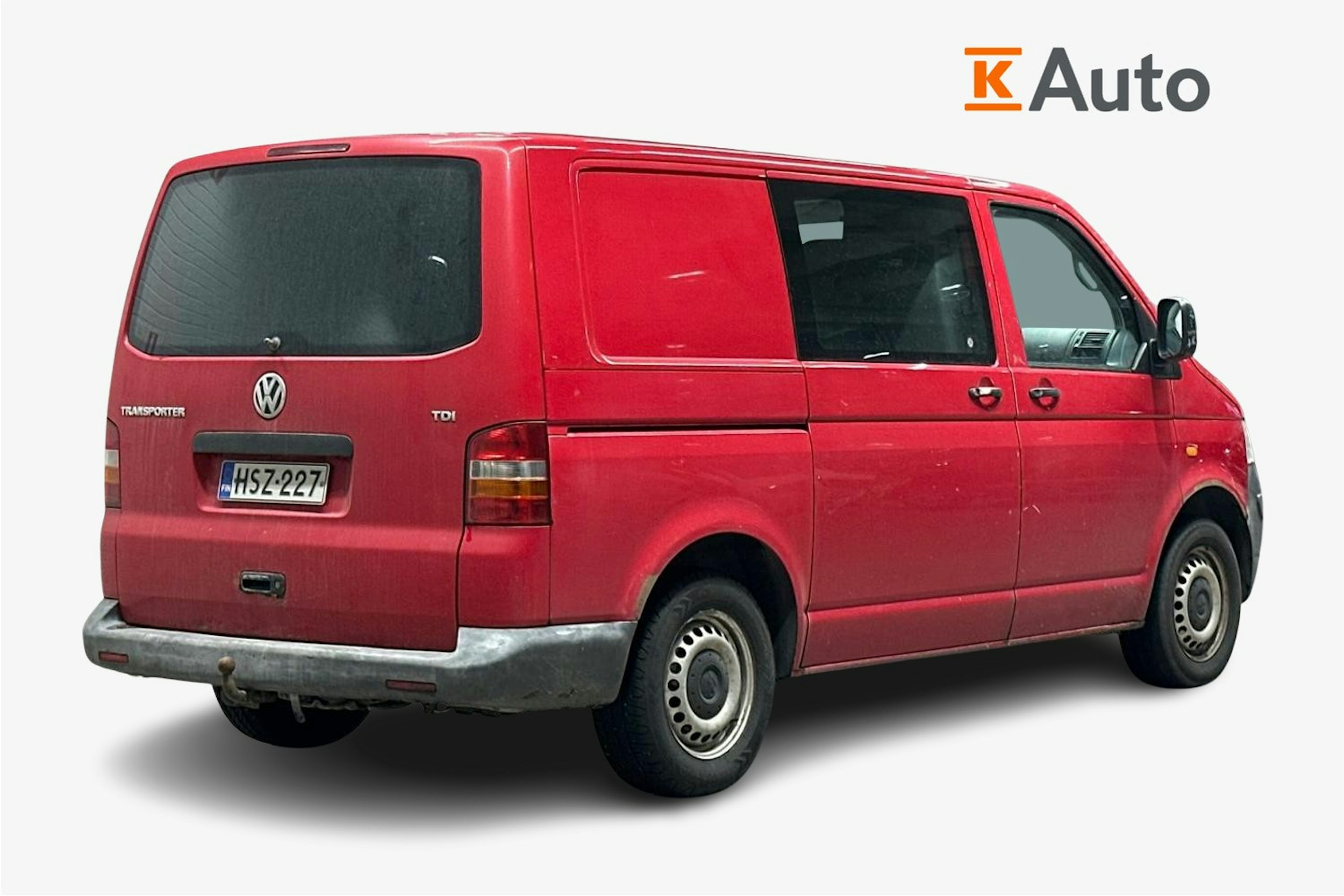 Punainen Volkswagen TRANSPORTER 2004 kuva 2.