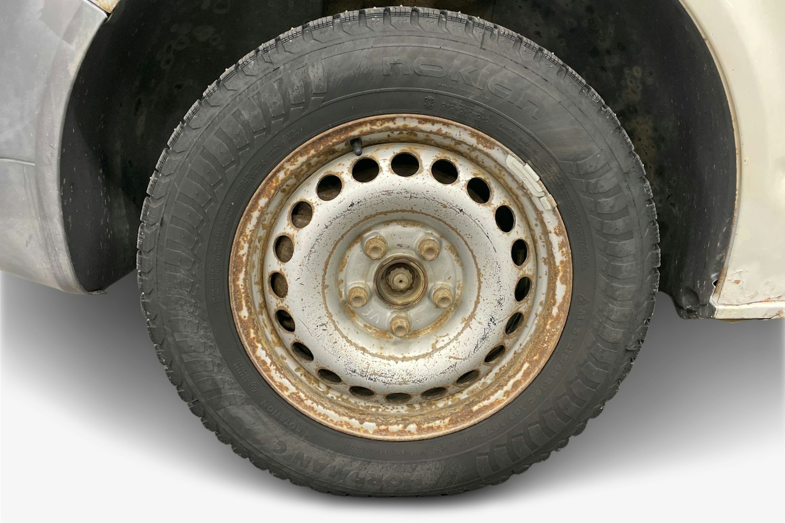 valkoinen Volkswagen Transporter 2005 kuva 9.