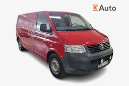punainen Volkswagen Transporter 2005 kuva 1.