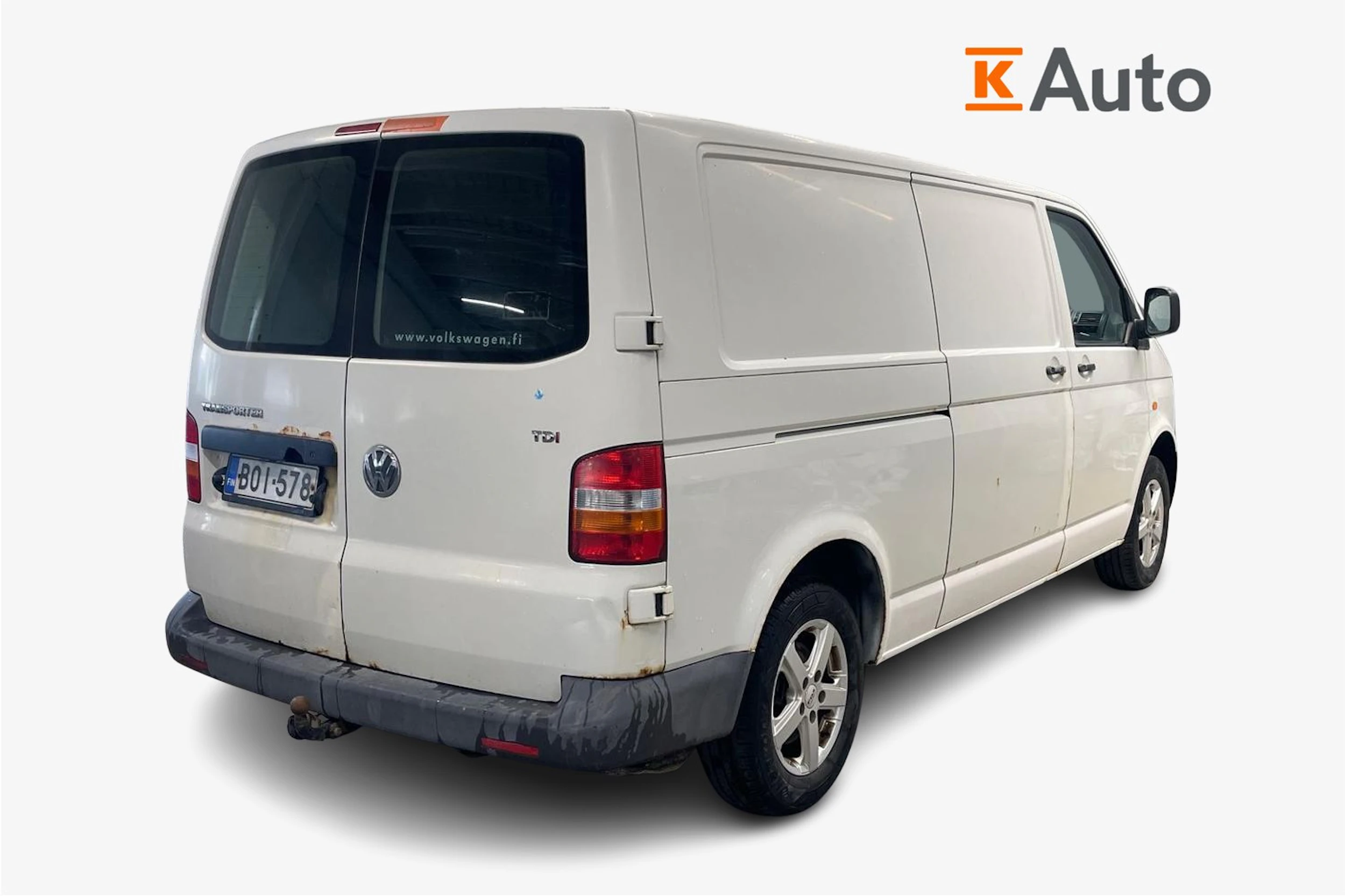valkoinen Volkswagen Transporter 2006 kuva 3.
