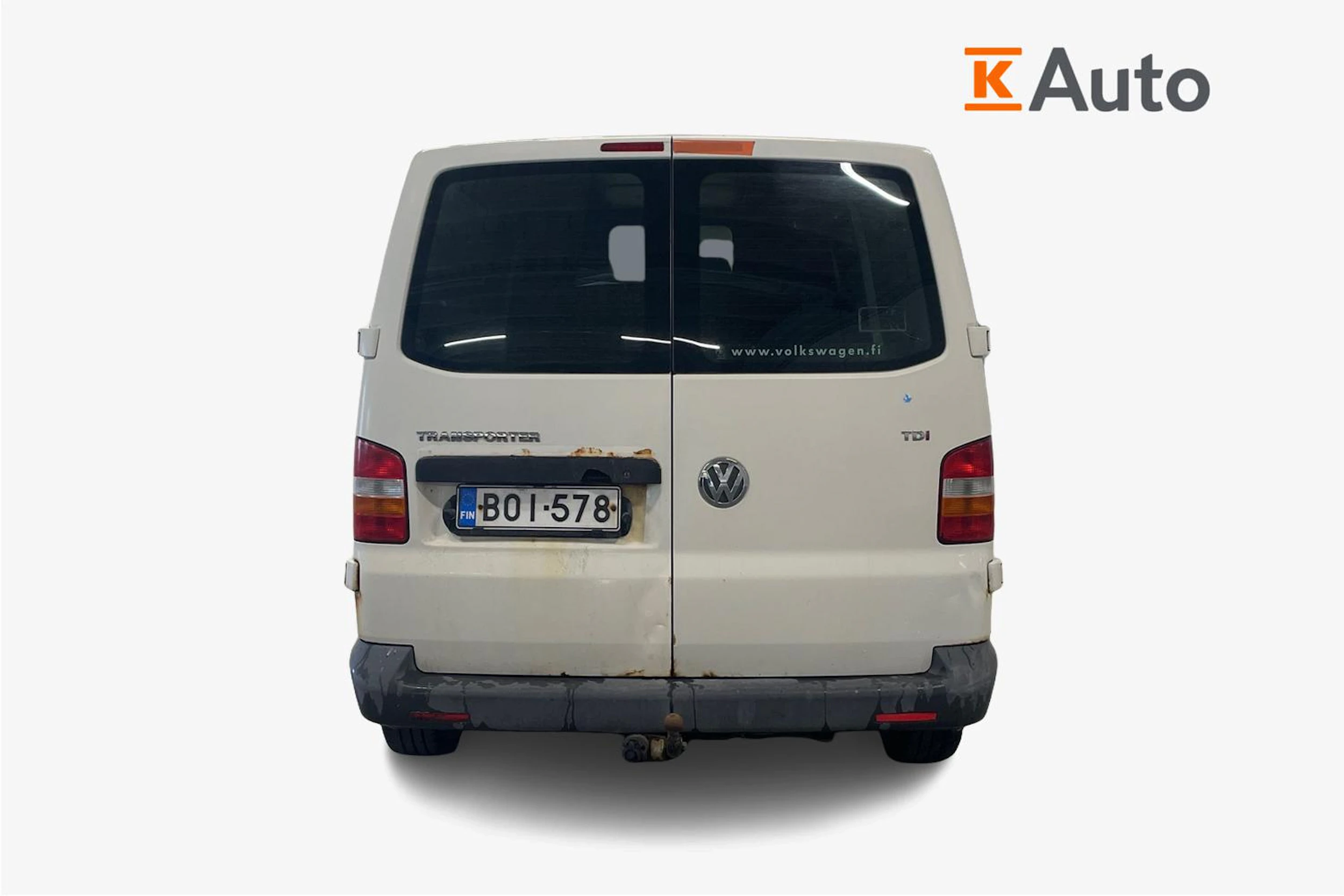 valkoinen Volkswagen Transporter 2006 kuva 4.