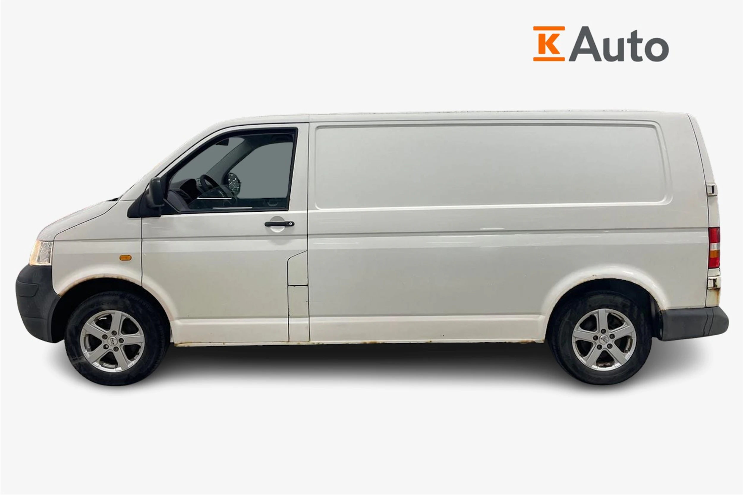 valkoinen Volkswagen Transporter 2006 kuva 7.