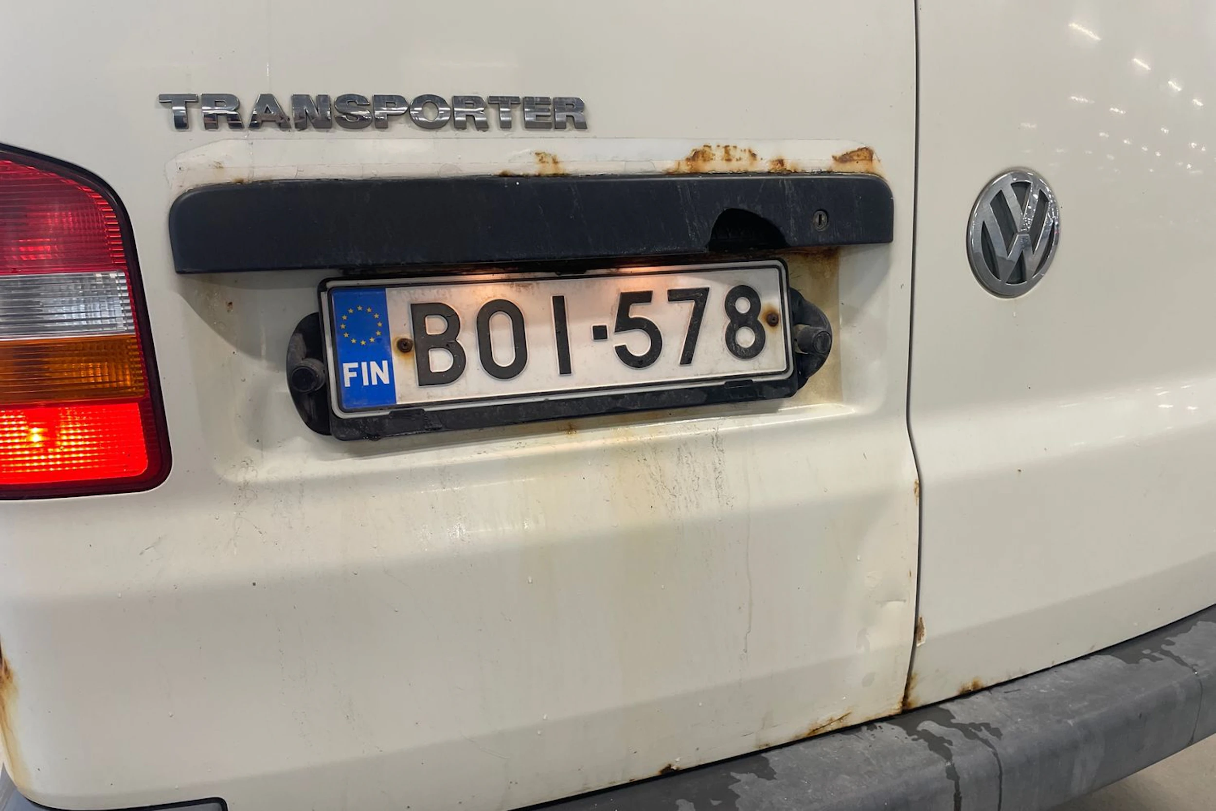 valkoinen Volkswagen Transporter 2006 kuva 21.