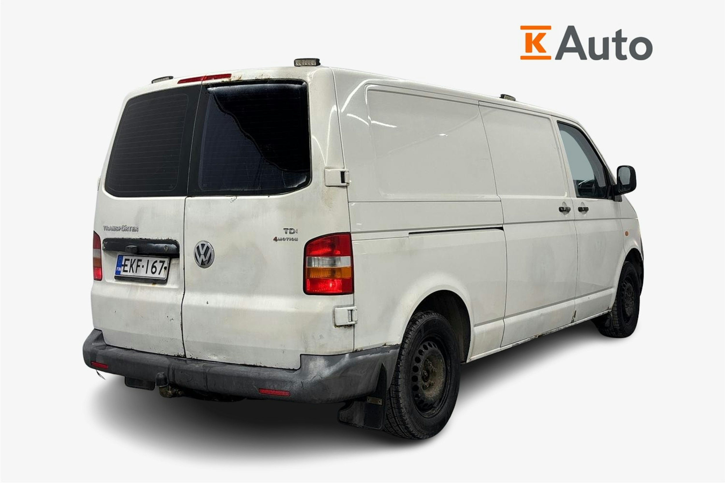 valkoinen Volkswagen Transporter 2006 kuva 3.