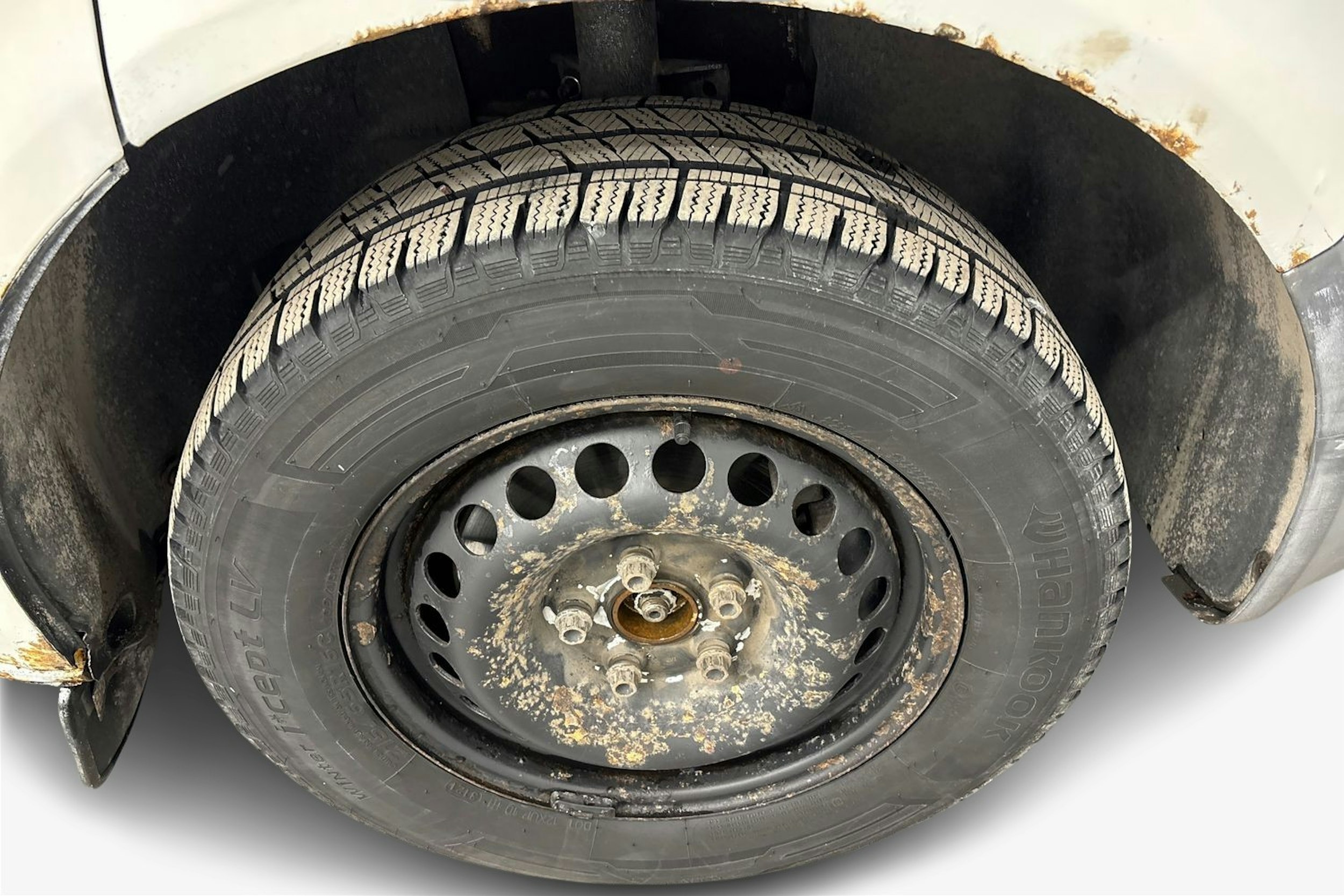 valkoinen Volkswagen Transporter 2006 kuva 12.