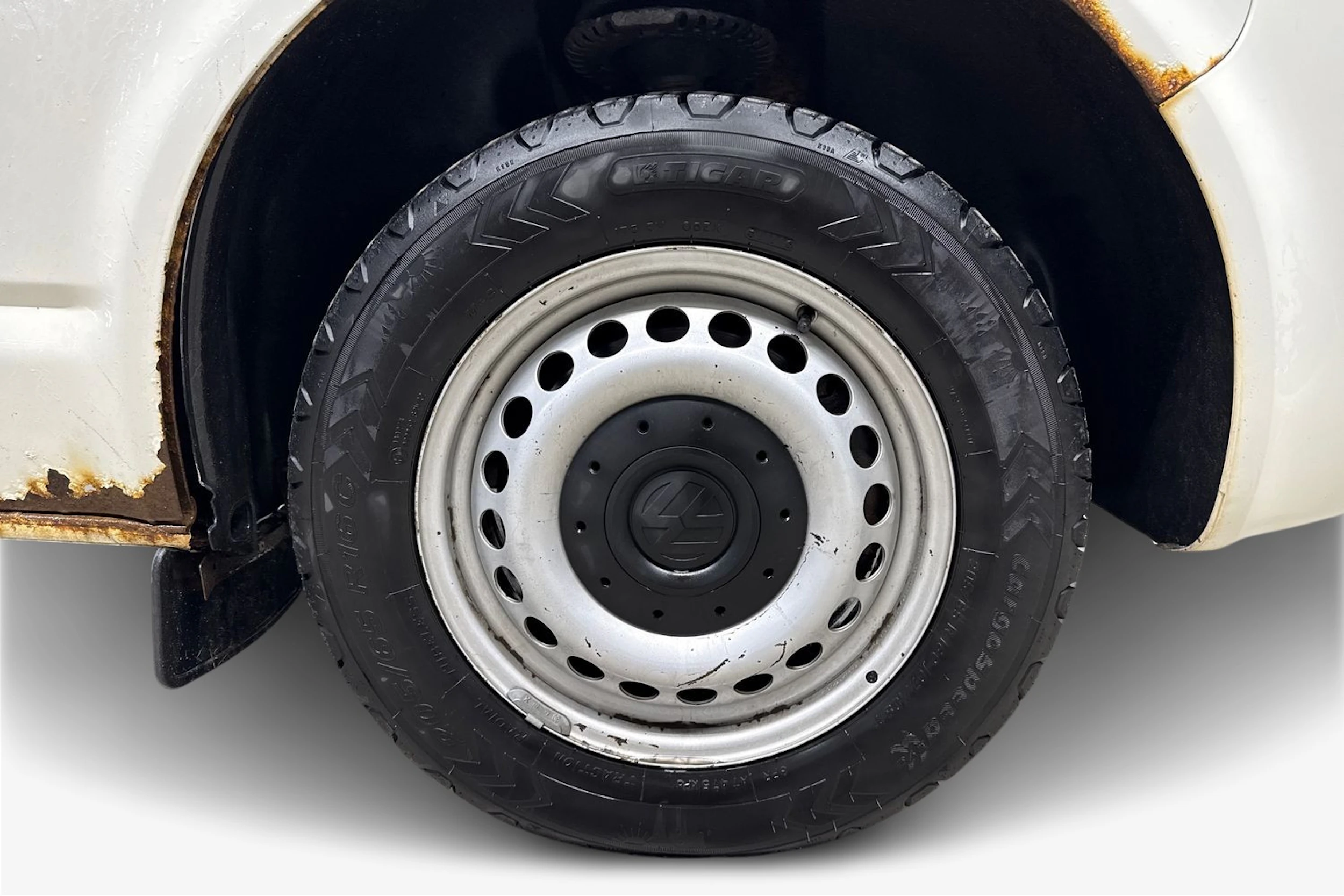 valkoinen Volkswagen Transporter 2007 kuva 12.