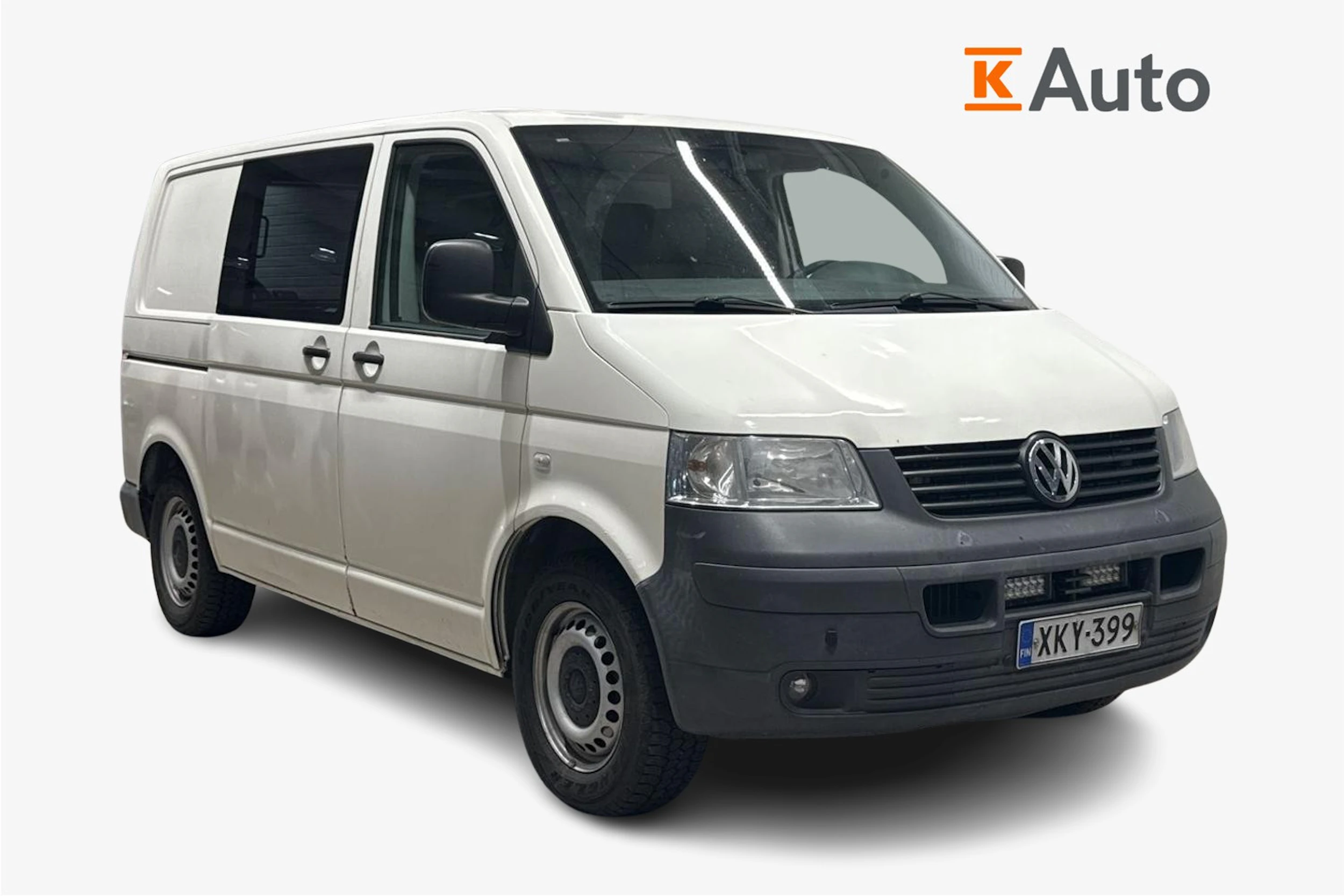 valkoinen Volkswagen Transporter 2008 kuva 1.