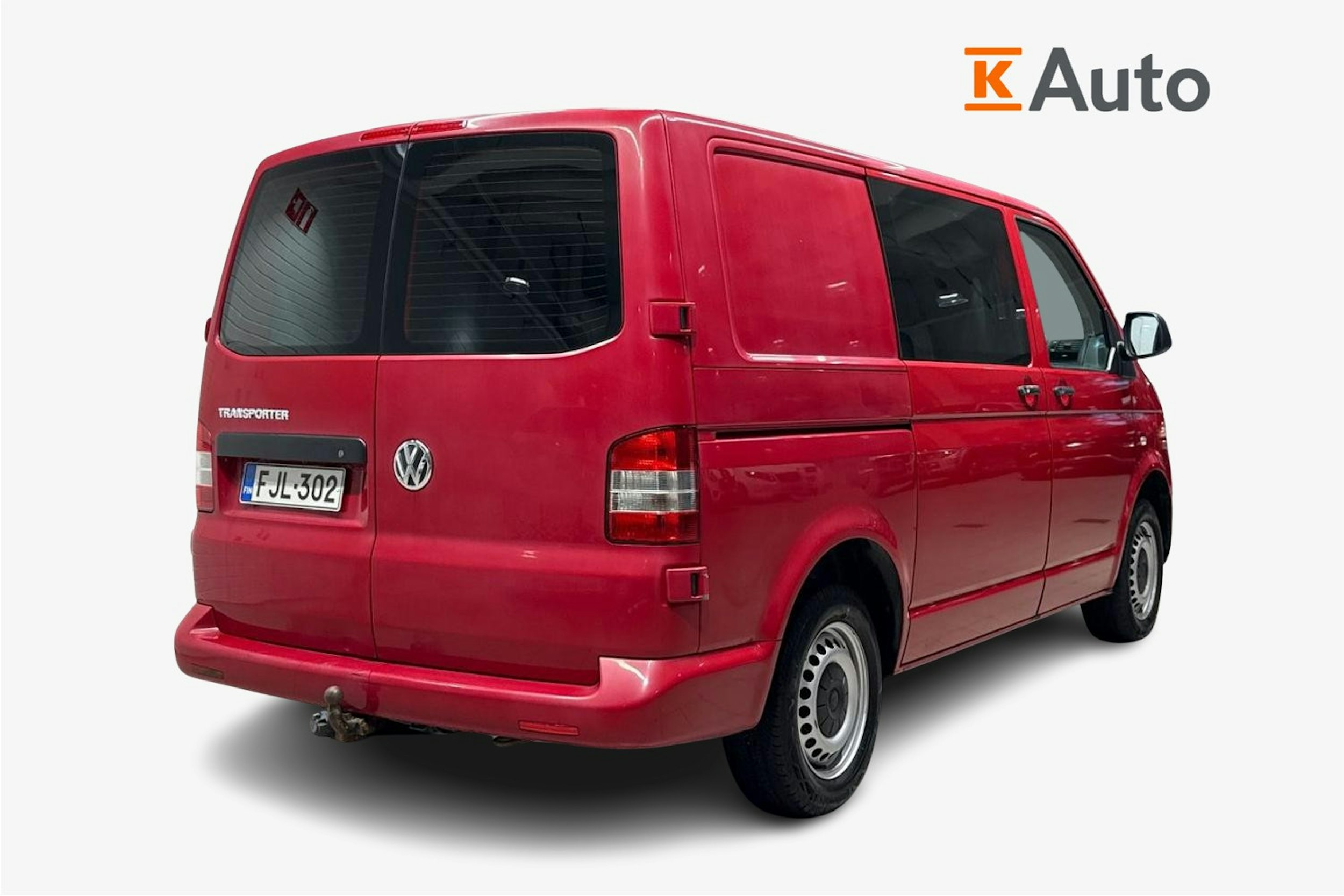 punainen Volkswagen Transporter 2009 kuva 2.